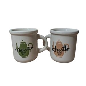 3/$15 MUGS SALE! Motivation and Hustle Ceramic Coffee Mug Set